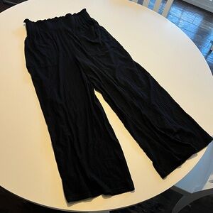 Free People Movement Black Wide-Leg Pants